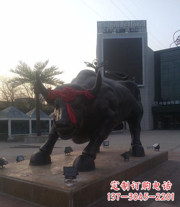 绵阳铜雕牛公园动物雕塑