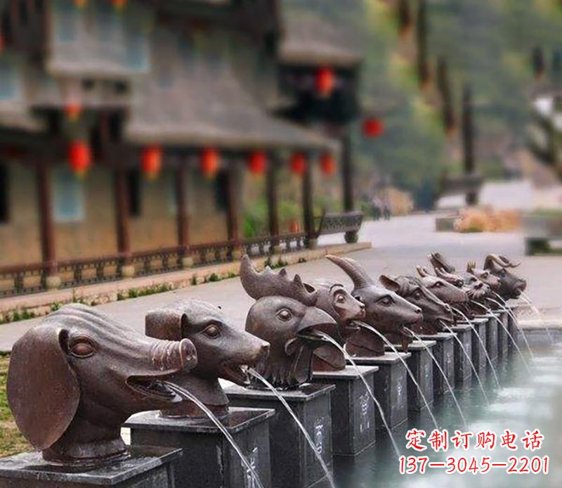 绵阳铜雕喷泉