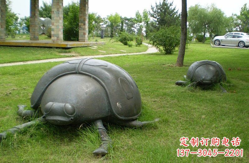 绵阳铜雕七星瓢虫公园动物雕塑