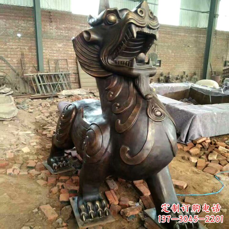绵阳铜雕貔貅镇宅辟邪