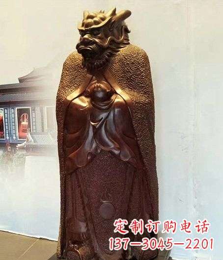 绵阳铜雕兽首人身十二生肖