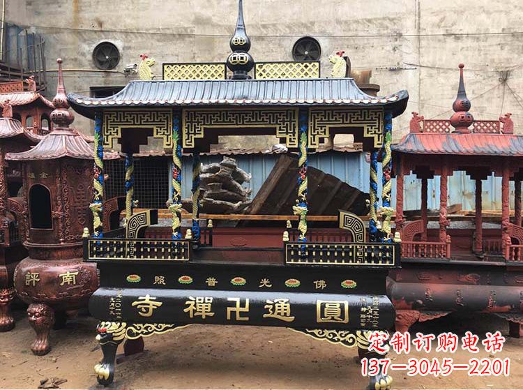 绵阳铜雕像铁香炉