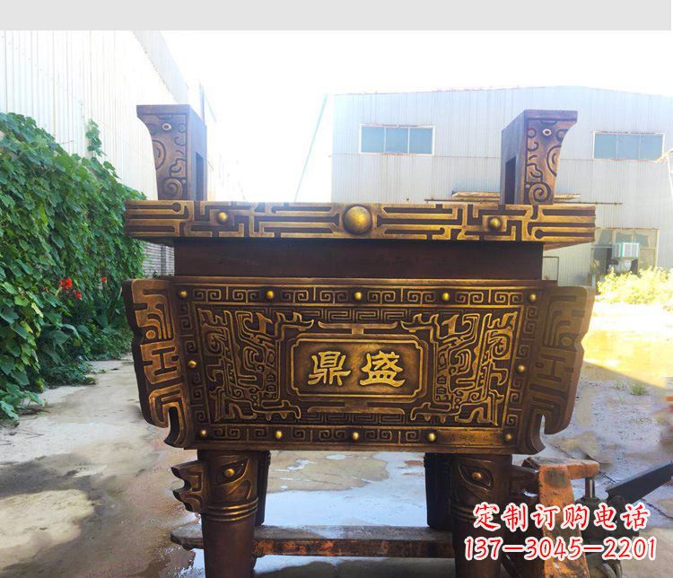 绵阳铜雕招财鼎盛香炉