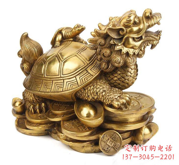 绵阳铜雕招财龙龟
