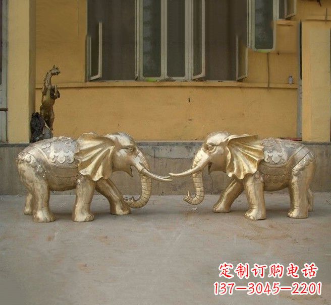 绵阳铜雕招财小象