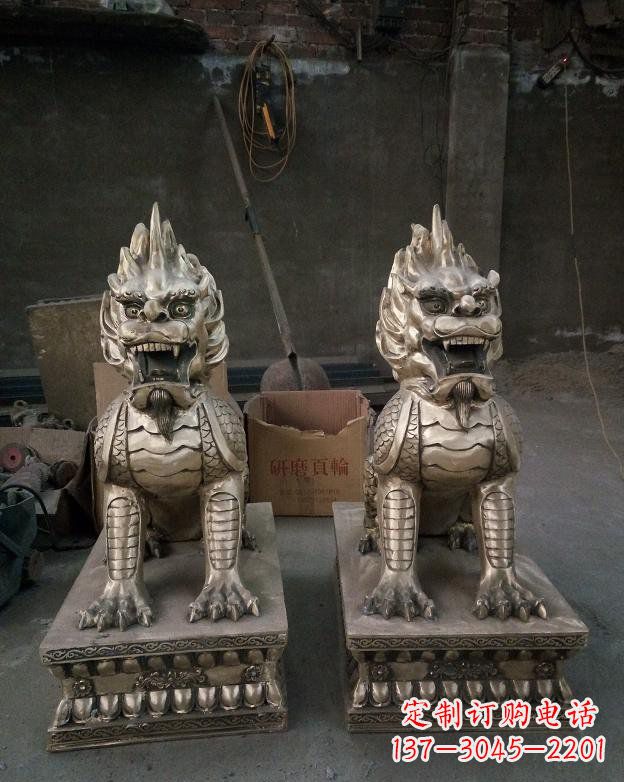 绵阳铜雕镇宅麒麟