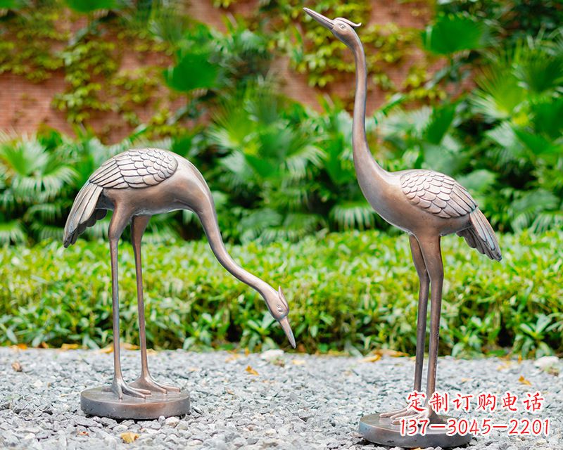 绵阳推荐仿真仙鹤动物雕塑