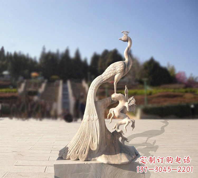 绵阳晚霞红孔雀石雕
