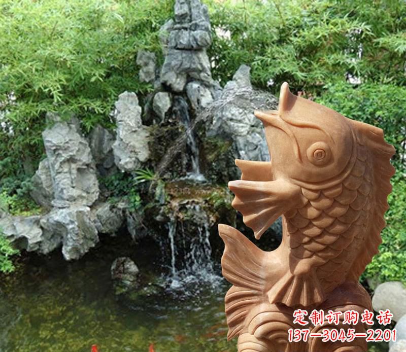 绵阳晚霞红鲤鱼喷泉