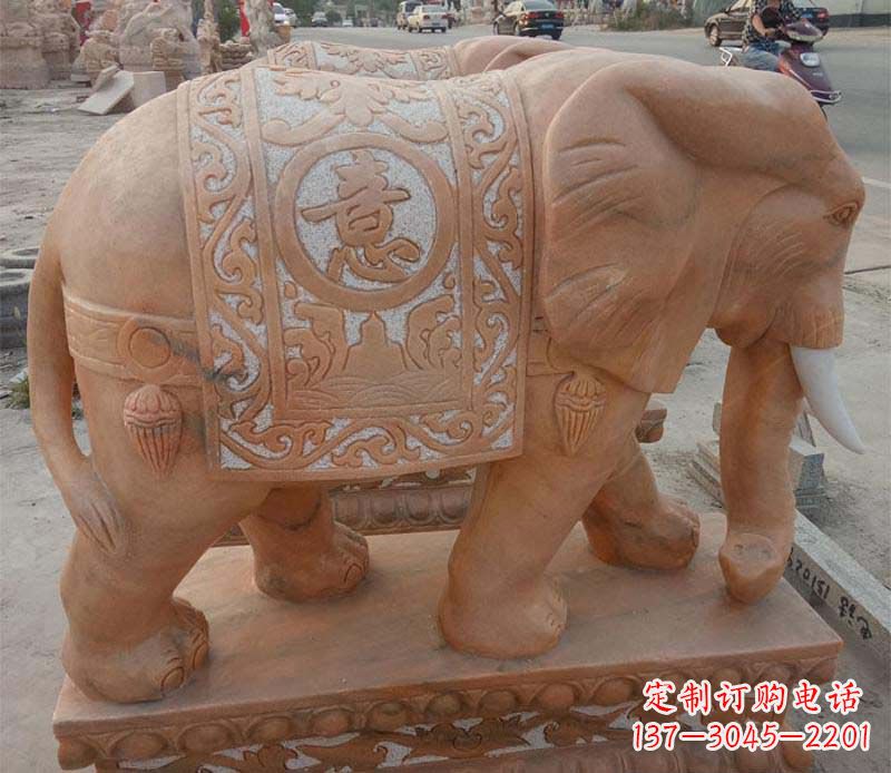 绵阳晚霞红如意动物大象