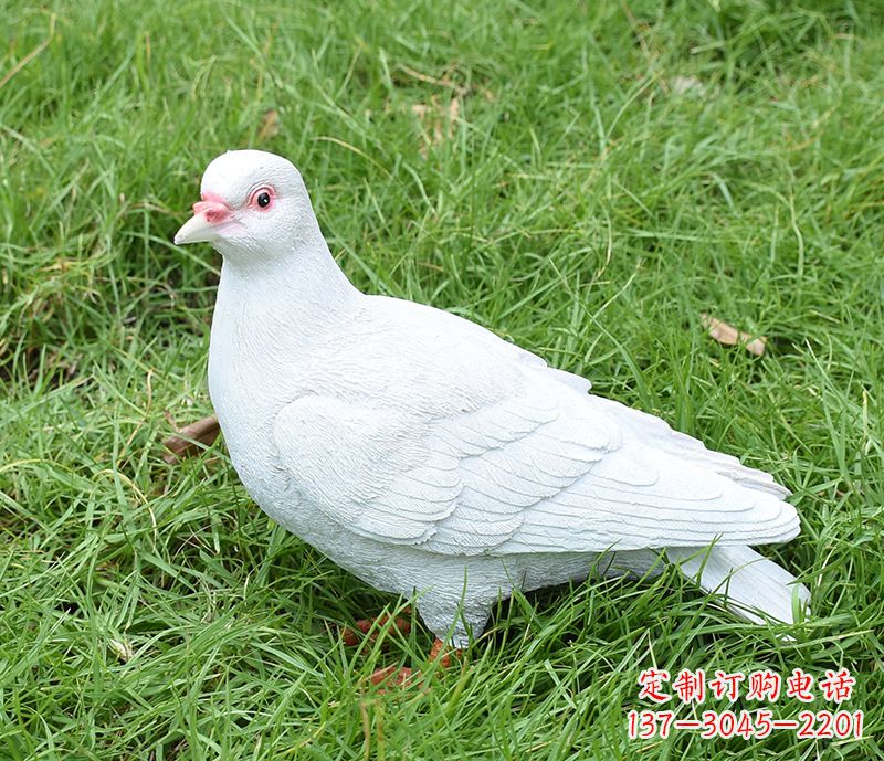 绵阳潍坊和平鸽雕塑女孩