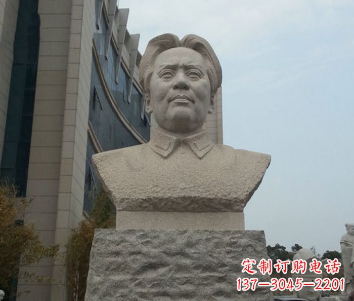 绵阳伟人毛泽东胸像石雕