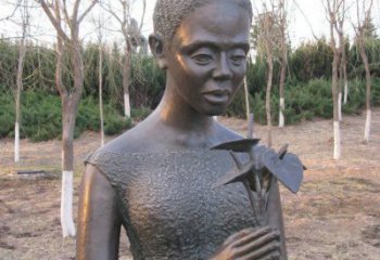 绵阳浪漫艺术·女人铜雕