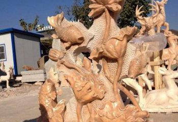 绵阳精美而独特的莲花石雕展现家居美学