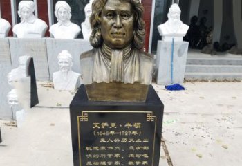 绵阳牛顿玻璃钢头像雕塑--捕捉珍贵的时光