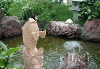 绵阳艺术化的鲤鱼雕塑，让你家的氛围变得更加温馨