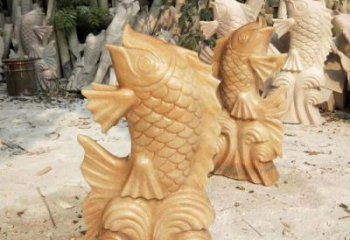 绵阳中领雕塑精美鲤鱼雕塑