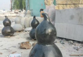 绵阳驱负能量的葫芦石雕塑