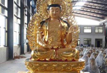 绵阳手工精雕如来佛塑像
