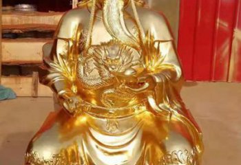绵阳传承经典，漆金关公神像雕塑