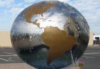 绵阳国际化地球喷泉雕塑