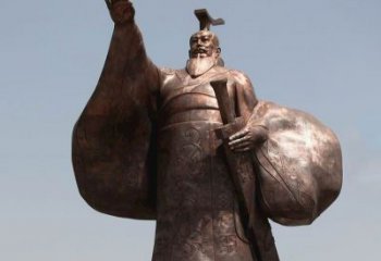 绵阳秦始皇铜雕精美塑像，让历史回溯至您身边