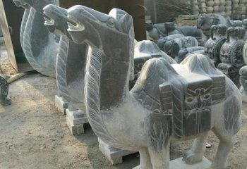 绵阳青石骆驼雕，把动物活灵活现