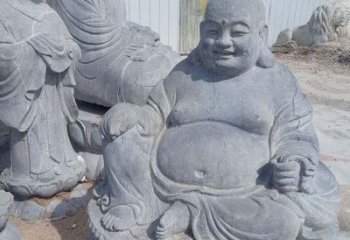 绵阳青石仿古弥勒佛雕塑