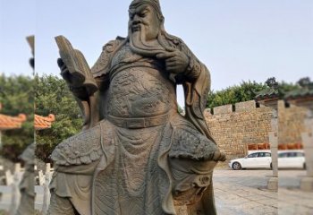 绵阳青石关公雕塑，让您的家居更加古典优雅