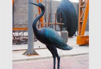 绵阳青铜仙鹤雕塑：展现古典和谐之美