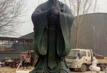 绵阳青铜孔子雕塑，传承中华优秀文化