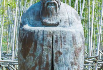 绵阳青铜孔子人像雕塑，真实还原历史智慧精神