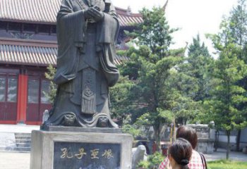 绵阳中领雕塑推出精致青铜孔子雕塑，考究工艺，…