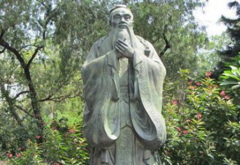 绵阳高贵的雄姿，见证老子的伟大——老子公园名人铜雕