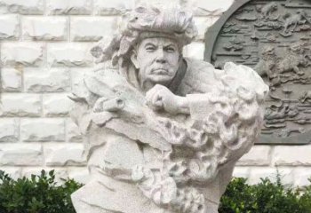 绵阳纪念邱少云烈士的石雕艺术品