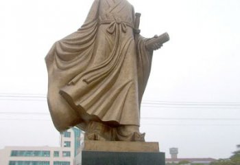 绵阳屈原雕塑，华夏悠久文化之精粹