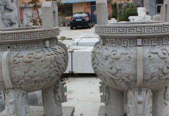绵阳仿古足香炉石雕，带来温馨家居气息