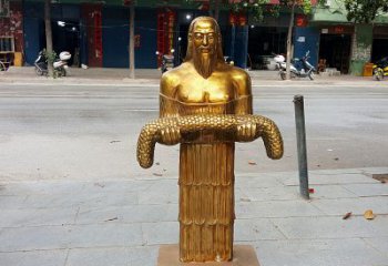绵阳昆仑山神农雕塑像，传承古老艺术