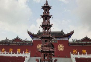 绵阳三足铜香炉雕塑，精美绝伦