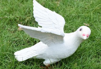 绵阳象征和平的少女和平鸽雕塑