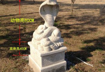 绵阳中领雕塑蛇门墩动物雕塑