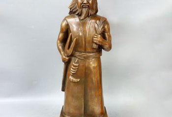 绵阳尊贵的神农大帝铜雕塑