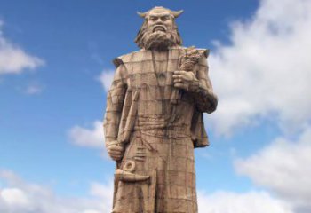 绵阳精美神农大型石雕像，由中领雕塑定制