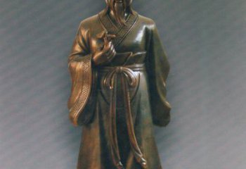 绵阳扁鹊仿铜人物雕塑-独特的玻璃钢雕刻