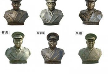 绵阳近代名人铜雕头像雕塑