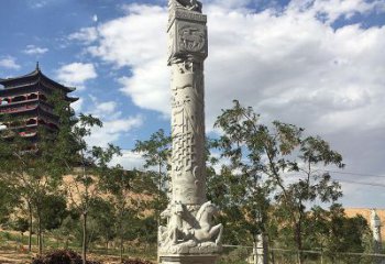 绵阳十二生肖午马柱石雕，深刻铭刻你的特殊瞬间