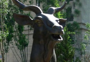 绵阳十二生肖铜雕羊首饰