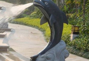 绵阳海豚雕塑：惊艳世间，把精灵捧在掌心