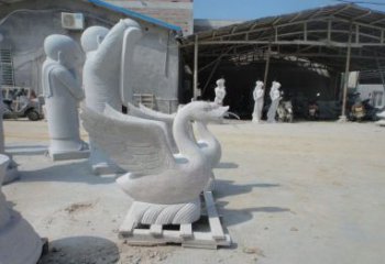 绵阳中领雕塑：独具特色的天鹅喷水雕塑