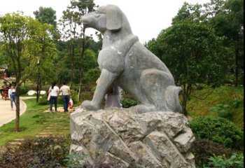 绵阳中领雕塑狗公园动物雕塑摆件